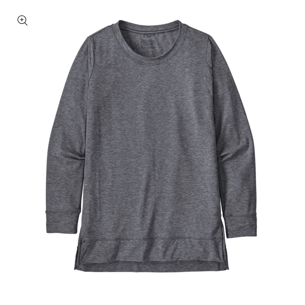 Large Patagonia Gray Relaxed Long Sleeve Shirt